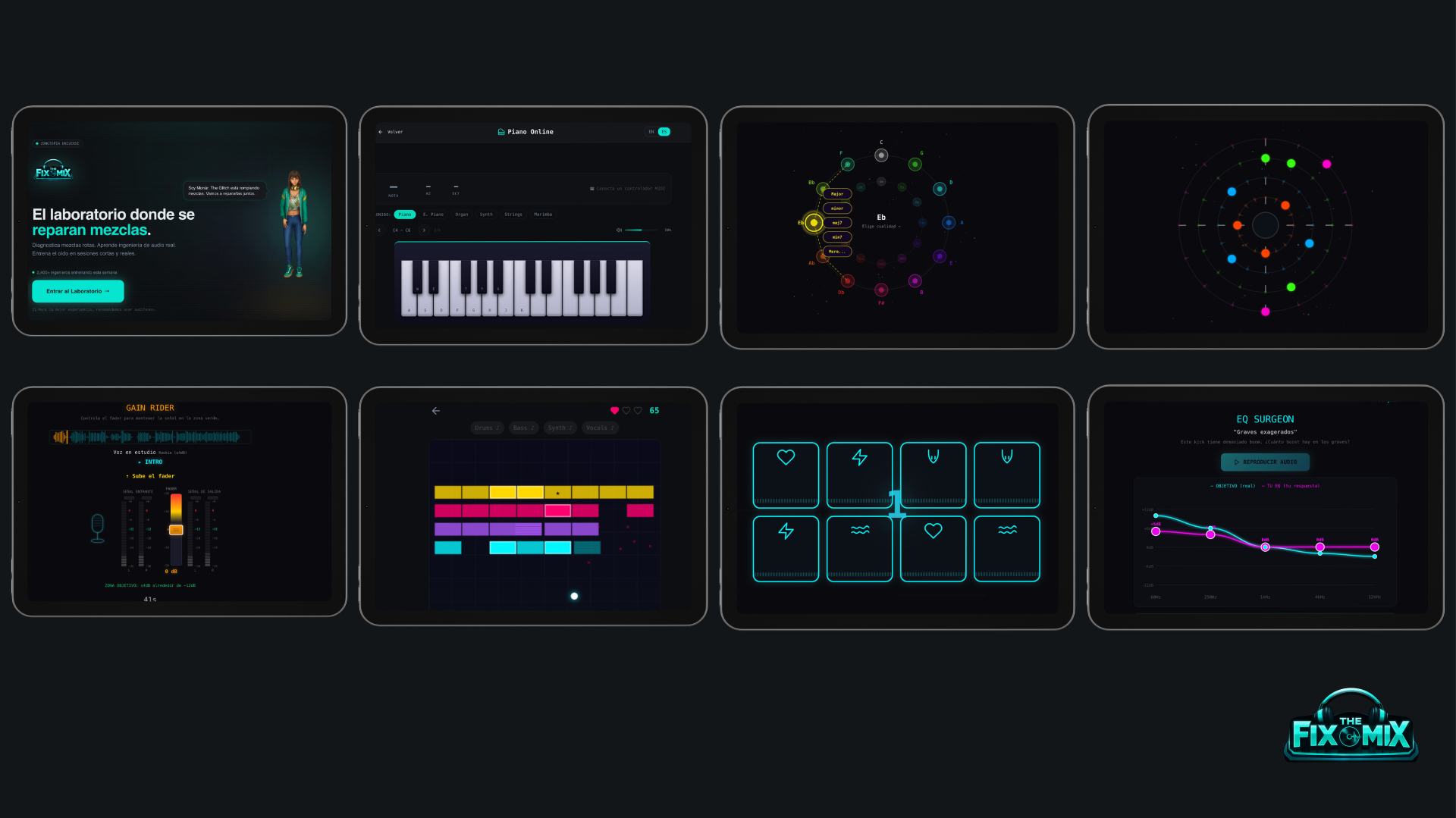 Fix The Mix interface